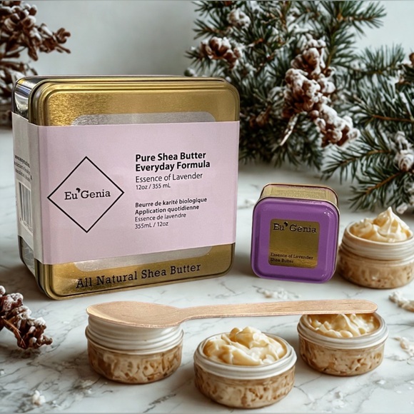 Eu’Genia Lavender Pure Shea Butter Everyday Formula 2pc Set - Picture 2 of 7